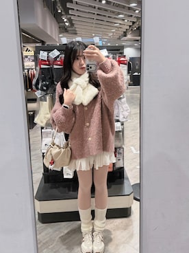 𝕞𝕚𝕔𝕒𝕒𝕒 🇹🇼さん（レディース・162cm）の冬コーディネート