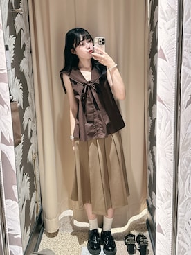 「Rirandture（リランドチュール）のアイテム」を使った、𝕞𝕚𝕔𝕒𝕒𝕒 🇹🇼さん（レディース・162cm）の秋コーディネート