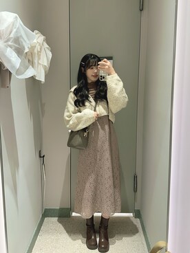 𝕞𝕚𝕔𝕒𝕒𝕒 🇹🇼さん(レディース・162cm)の冬コーディネート