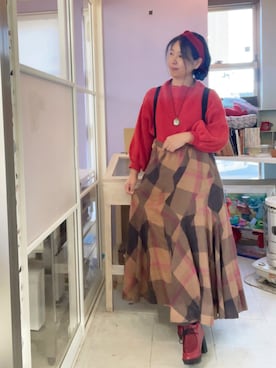 「MOUSSY（マウジー）のアイテム」を使った、こちょこちょキョウコさん（レディース・151cm・40代）の冬コーディネート