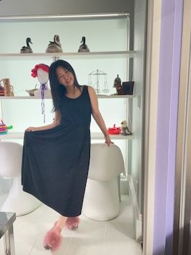 「アイテム（ワンピース/ドレス）」を使った、こちょこちょキョウコさん（レディース・151cm・40代）の春コーディネート
