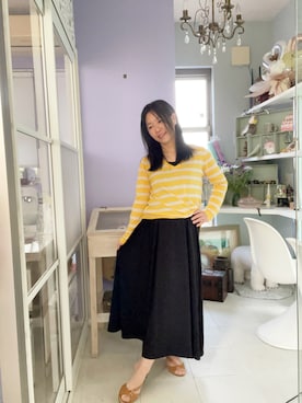 「アイテム（ワンピース/ドレス）」を使った、こちょこちょキョウコさん（レディース・151cm・40代）の春コーディネート