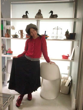 「MOUSSY（マウジー）のアイテム」を使った、こちょこちょキョウコさん（レディース・151cm・40代）の冬コーディネート