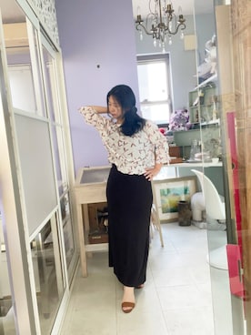 「アイテム（ワンピース/ドレス）」を使った、こちょこちょキョウコさん（レディース・151cm・40代）の夏コーディネート