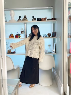 「アイテム（ワンピース/ドレス）」を使った、こちょこちょキョウコさん（レディース・151cm・40代）の春コーディネート