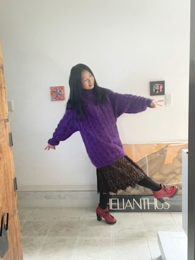 「MOUSSY（マウジー）のアイテム」を使った、こちょこちょキョウコさん（レディース・151cm・40代）の冬コーディネート