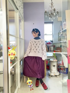 「MOUSSY（マウジー）のアイテム」を使った、こちょこちょキョウコさん（レディース・151cm・40代）の冬コーディネート