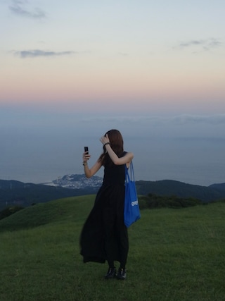 AMOMENTO（アモーメント）の「AMOMENTO/SHEER JERSEY DRESS