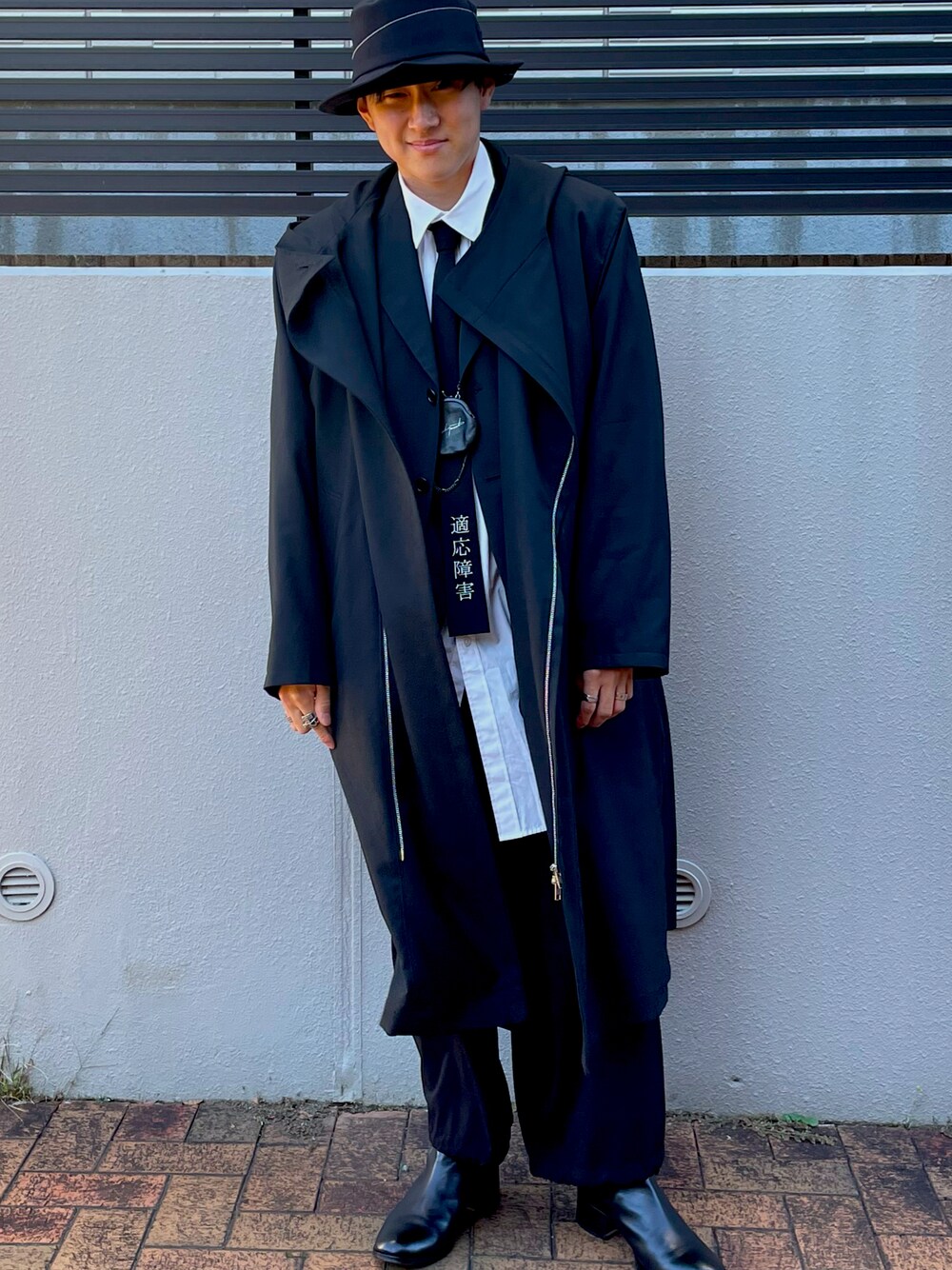 Yohji Yamamoto Pour Homme バイカラーネクタイ Yohji Yamamoto Pour Homme バイカラーネクタイ AUTUMN / WINTER 2024