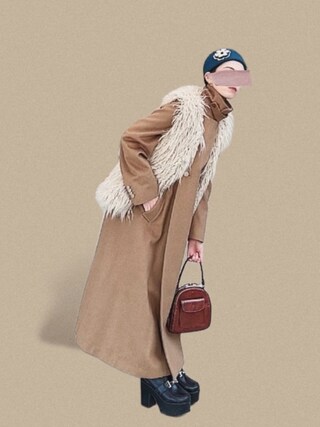 Ameri（アメリ）の「CHARME FLARE LONG COAT（その他アウター）」 - WEAR