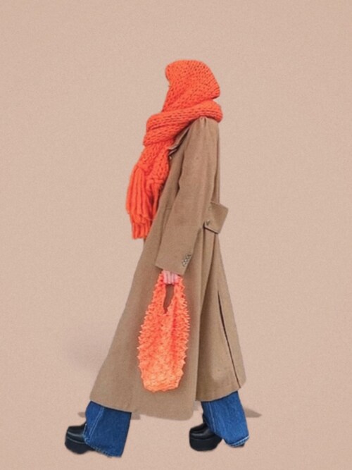seyto（セイト）の「Hand made volume chanky muffler