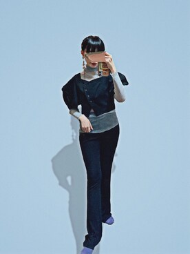 「HELK（ヘルク）のアイテム（ジャケット/アウター）」を使った、理翔 / rishangさん（レディース・154cm）の冬コーディネート