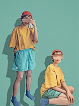 「LOOPのアイテム」を使った、理翔 / rishangさん（レディース・154cm）の夏コーディネート