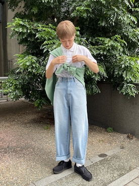 「MUHET（ミュエータ）のアイテム」を使った、mahoさん（レディース・159cm）の秋コーディネート