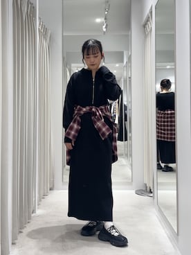 「アイテム（ワンピース/ドレス）」を使った、ナギサさん（レディース・160cm・20代）の秋コーディネート
