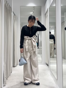 「アイテム（つなぎ/オールインワン）」を使った、ナギサさん（レディース・160cm）の夏コーディネート