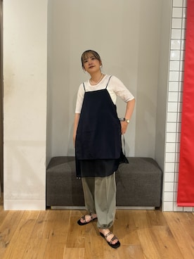 「SENCEOFPLACE」｜ナギサさん（レディース・160cm）の夏コーディネート