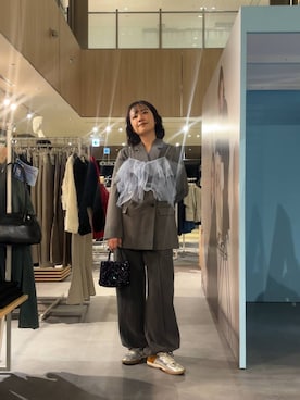 「お洒落さんと繋がりたい」｜ナギサさん（レディース・160cm）の春コーディネート