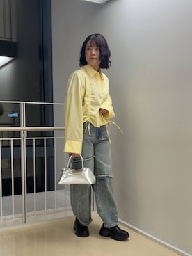 「お洒落さんと繋がりたい」｜ナギサさん（レディース・160cm）の春コーディネート