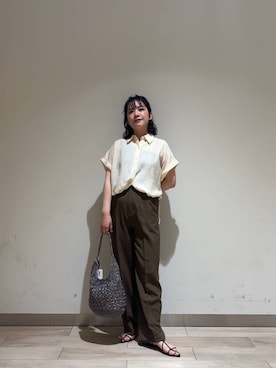 「お洒落さんと繋がりたい」｜ナギサさん（レディース・160cm）の春コーディネート