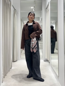 「アイテム（財布/小物）」を使った、ナギサさん（レディース・160cm・20代）の秋コーディネート