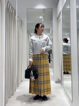「ロングスカート」｜ナギサさん（レディース・160cm・20代）の秋コーディネート