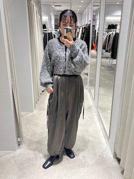 「SENSE OF PLACE by URBAN RESEARCH（センスオブプレイスバイアーバンリサーチ）のアイテム（Tシャツ/カットソー）」を使った、ナギサさん（レディース・160cm）の秋コーディネート