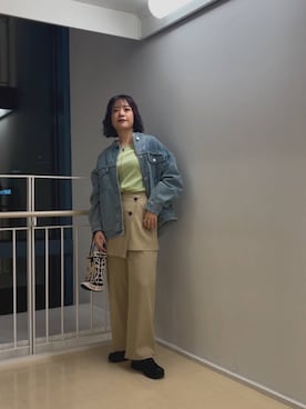 「リアルバイ」｜ナギサさん（レディース・160cm）の冬コーディネート
