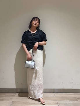 「お洒落さんと繋がりたい」｜ナギサさん（レディース・160cm）の春コーディネート