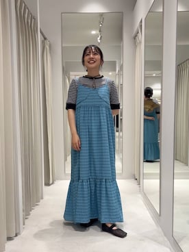 「イエべ秋」｜ナギサさん（レディース・160cm）の夏コーディネート