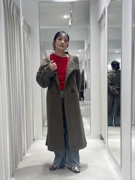 「アイテム（テーラードジャケット）」を使った、ナギサさん（レディース・160cm）の秋コーディネート