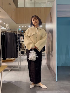 「お洒落さんと繋がりたい」｜ナギサさん（レディース・160cm）の冬コーディネート