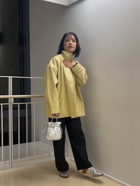 「SENSE OF PLACE by URBAN RESEARCH（センスオブプレイスバイアーバンリサーチ）のアイテム（その他アウター）」を使った、ナギサさん（レディース・160cm）の春コーディネート