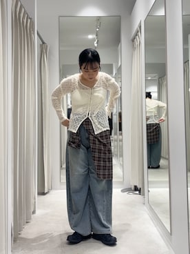 「アイテム（キャミソール）」を使った、ナギサさん（レディース・160cm・20代）の夏コーディネート