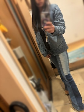 「DIESEL（ディーゼル）のアイテム」を使った、sandyさん（レディース・160cm）の秋コーディネート