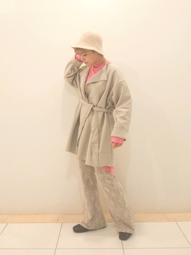 「Green　Parks（グリーンパークス）のアイテム（その他アウター）」を使った、◎saki◎さん（レディース・150cm）の秋コーディネート