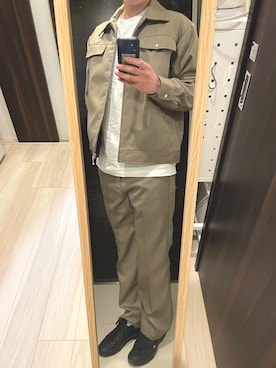 「SIDEWAY STANCE（サイドウェイスタンス）のアイテム（ジャケット/アウター）」を使った、ゆーとさん（メンズ・180cm）の春コーディネート