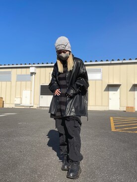 yunaさん（レディース・155cm）の冬コーディネート