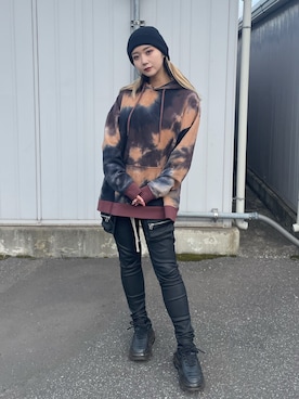 「L.H.P Private Brand（エルエイチピープライベートブランド）のアイテム」を使った、yunaさん（レディース・155cm）の冬コーディネート
