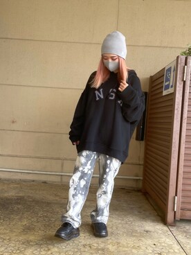 「NAISSANCE（ネサンス）のアイテム（トップス）」を使った、yunaさん（レディース・155cm）の夏コーディネート