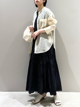 「レプシィム(LEPSIM)」｜「アイテム（ワンピース/ドレス）」を使った、エムアイさん（レディース・162cm）の秋コーディネート
