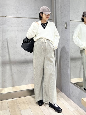 エムアイさん（レディース・162cm）の冬コーディネート