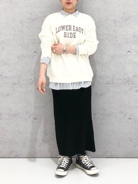 エムアイさん（レディース・162cm）の冬コーディネート