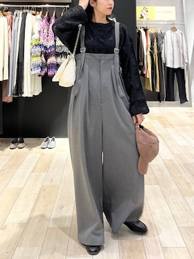 「LEPSIM（レプシィム）の【NEW ERA】ウォッシュ加工キャップ　136173（キャップ）」を使った、エムアイさん（レディース・162cm）の秋コーディネート