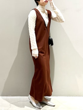「レプシィム(LEPSIM)」｜「アイテム（ワンピース/ドレス）」を使った、エムアイさん（レディース・162cm）の春コーディネート