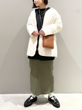 「レプシィム(LEPSIM)」｜「アイテム（ローファー）」を使った、エムアイさん（レディース・162cm）の冬コーディネート