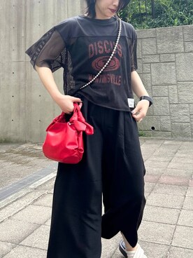 「LEPSIM（レプシィム）のアイテム（PC・スマホグッズ/家電）」を使った、エムアイさん（レディース・162cm）の夏コーディネート