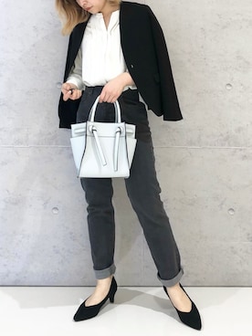 エムアイさん（レディース・162cm）の冬コーディネート