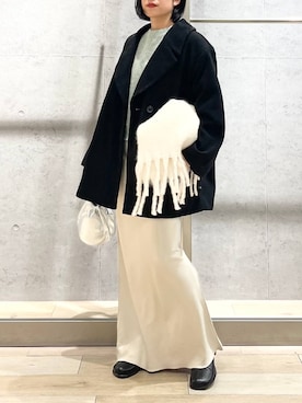 エムアイさん（レディース・162cm）の冬コーディネート