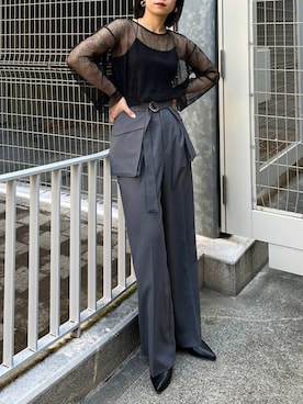 エムアイさん（レディース・162cm）の冬コーディネート